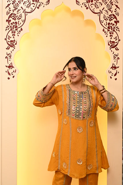 Gotta Glam Coord Set - Yellow