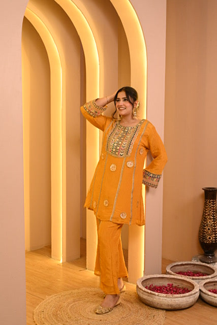 Gotta Glam Coord Set - Yellow