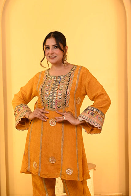 Gotta Glam Coord Set - Yellow