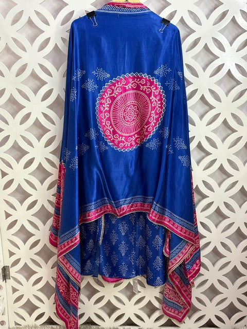 Gajji Silk Suit Set - Pink